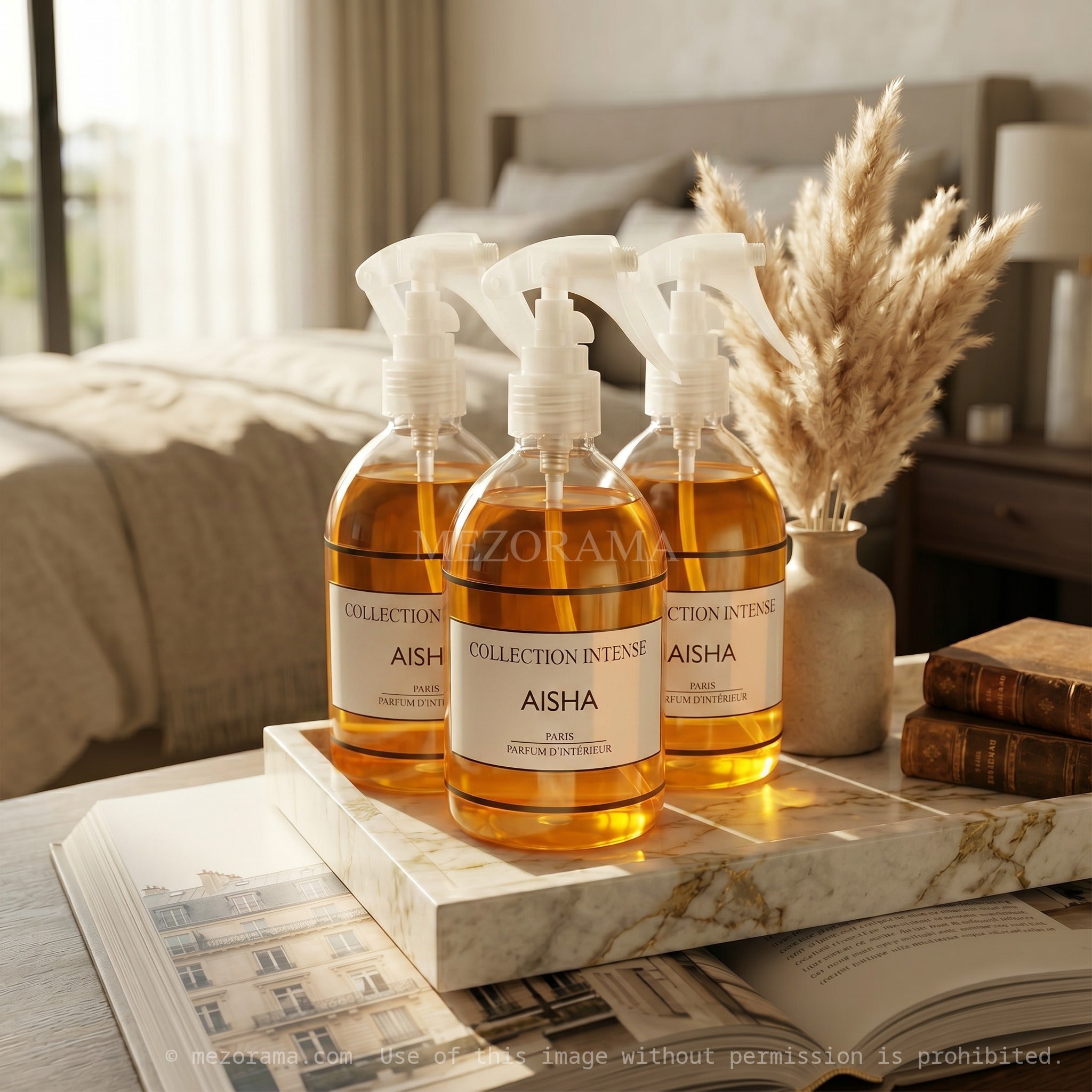 AISHA, Profumatore per Casa e Tessuti, Collezione Intense, 250ml