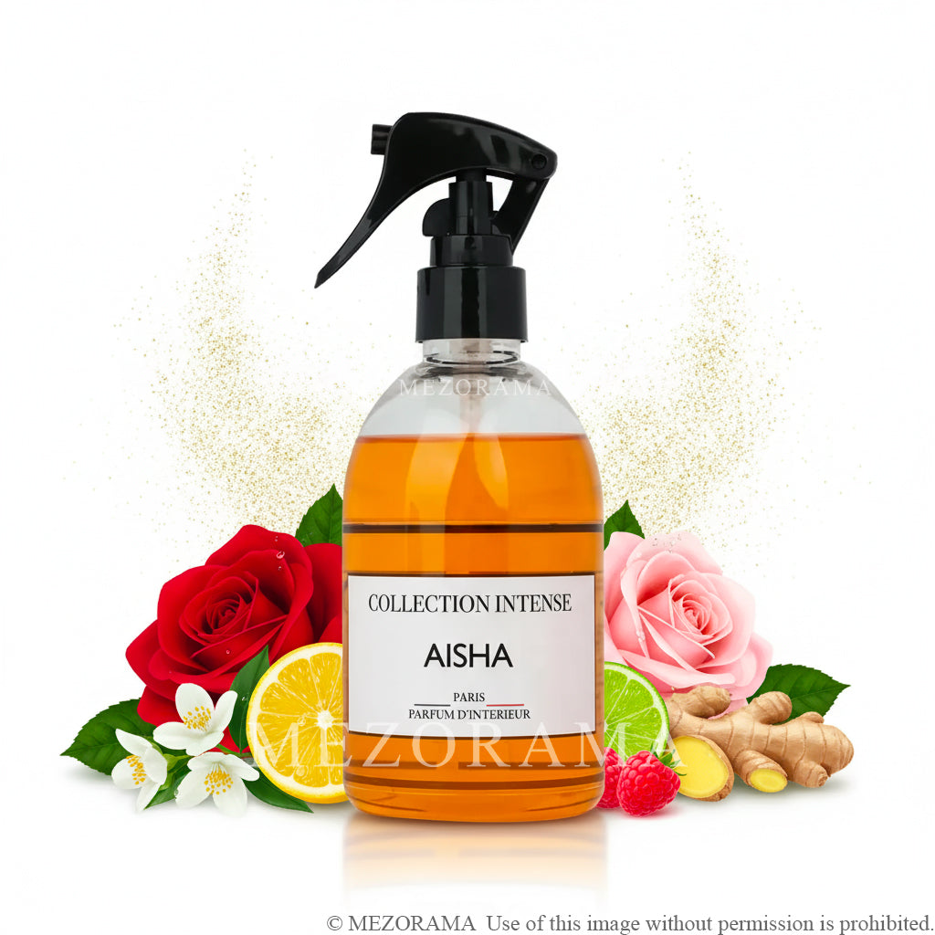 AISHA, Profumatore per Casa e Tessuti, Collezione Intense, 250ml