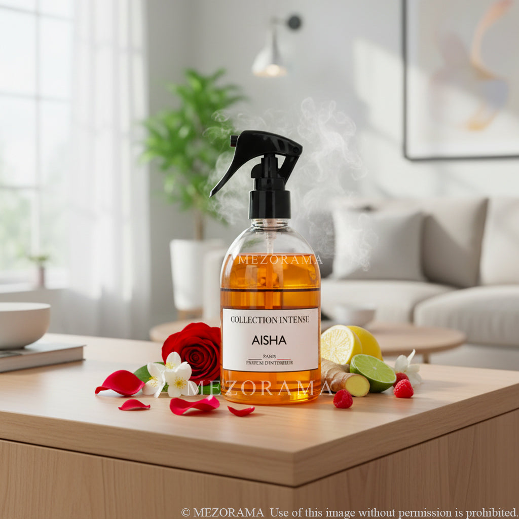 AISHA, Profumatore per Casa e Tessuti, Collezione Intense, 250ml