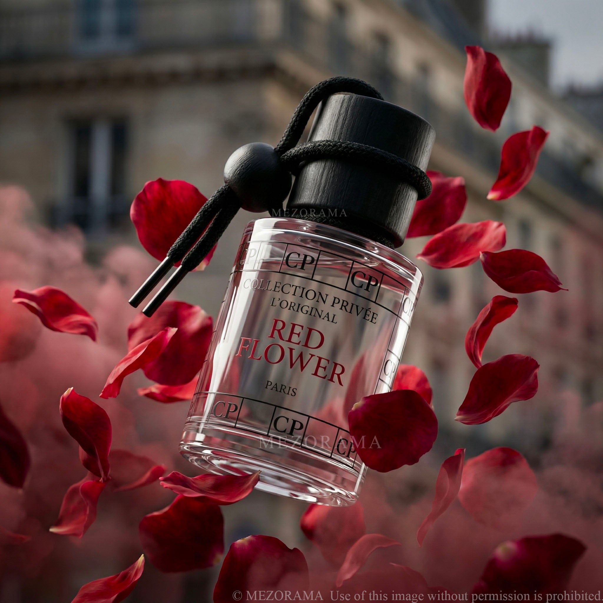 Car Perfume, Red Flower, Hanging Diffuser, 10ml