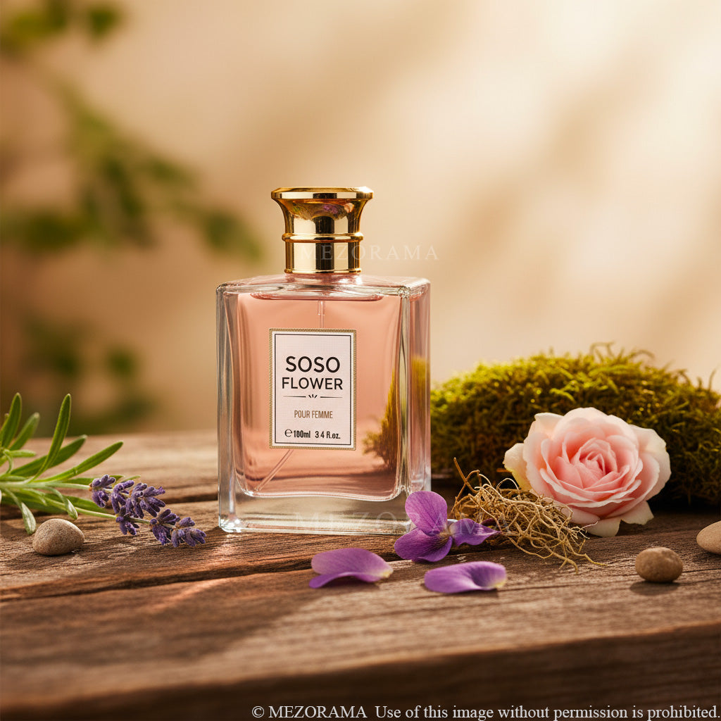 Floreale Polvere Lunga Durata, SOSO FLOWER, Eau de Parfum, 100 ml