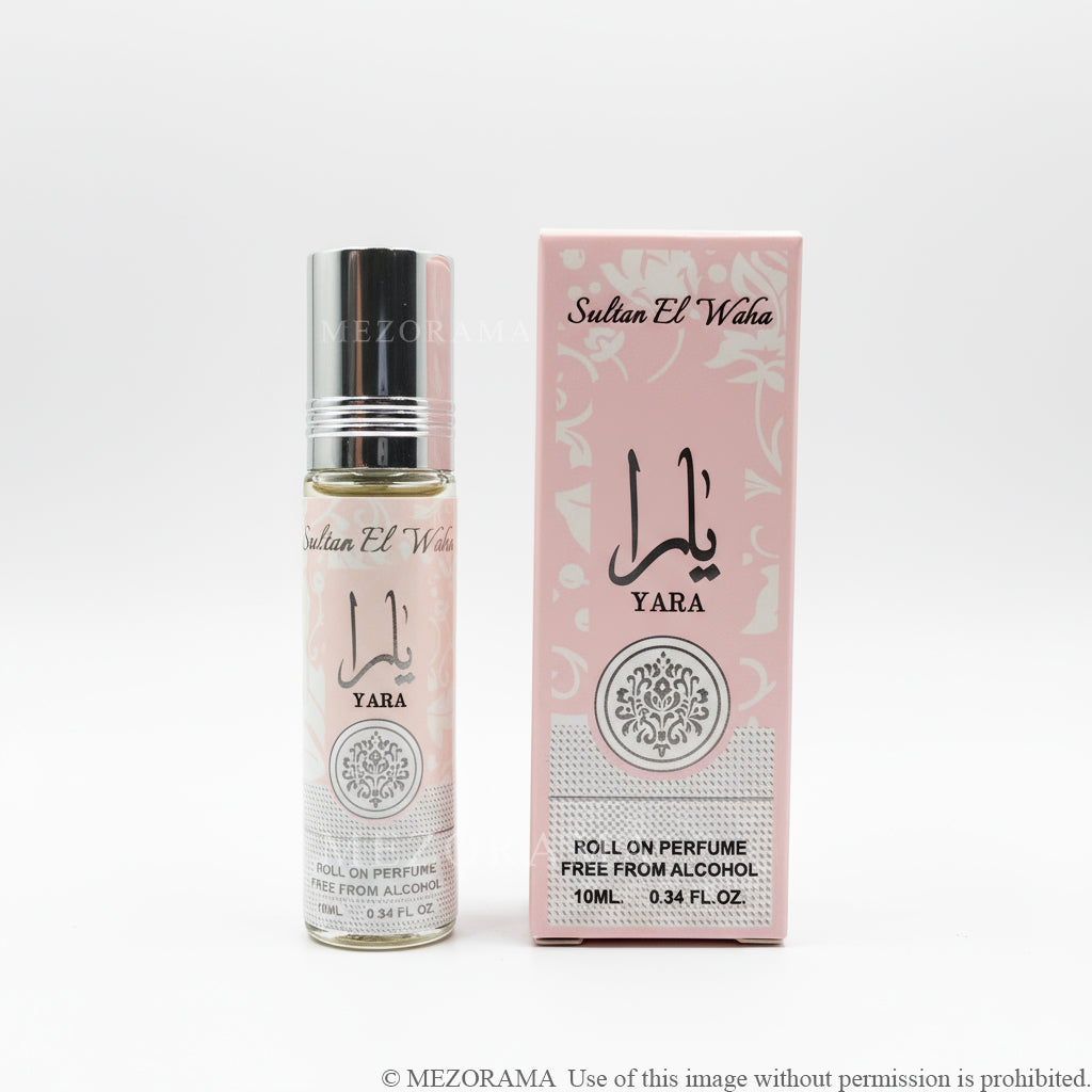 Long Lasting Perfume, YARA ROSE Perfume Roll-on, Concentrated Perfume Oil Alcohol-Free, 10 ml