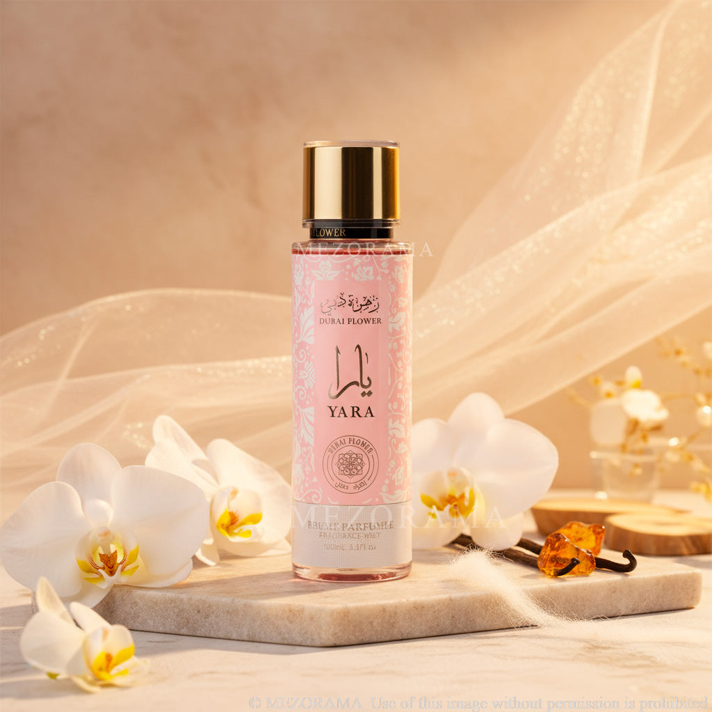 Eleganza Dolce Sofisticata, YARA ROSE Profumo Spray, Corpo e Capelli, 250 ml