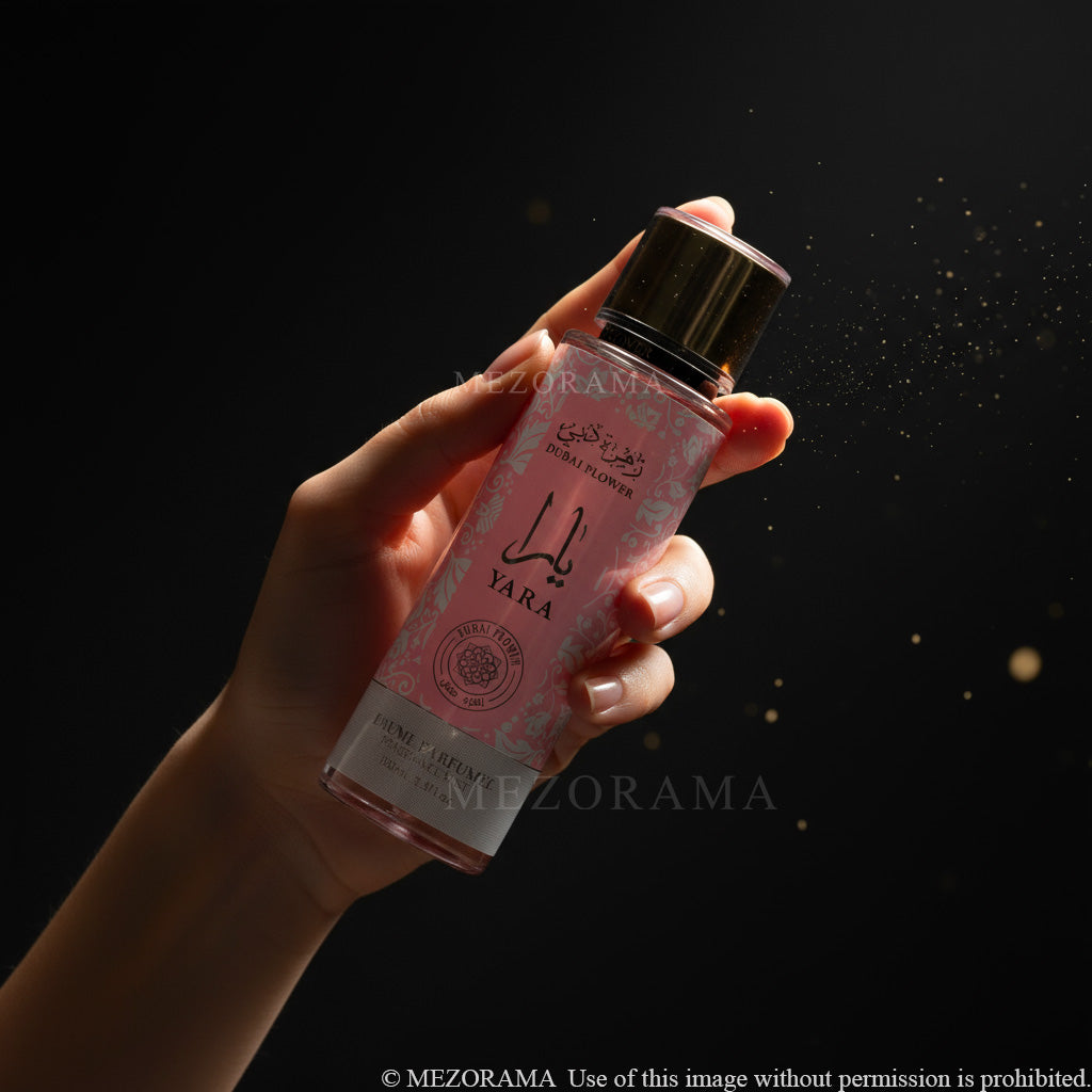 Eleganza Dolce Sofisticata, YARA ROSE Profumo Spray, Corpo e Capelli, 250 ml